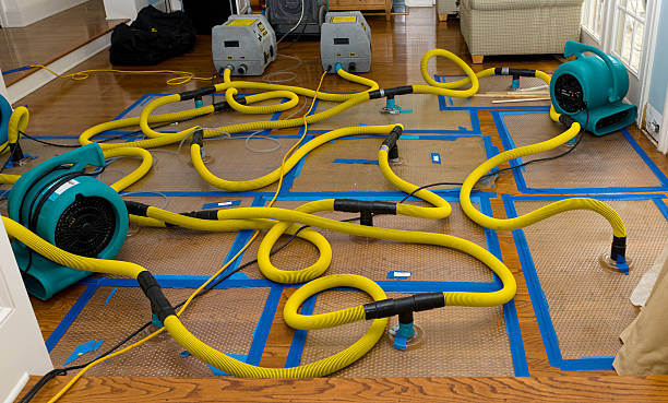 Professional Storm Water Damage Restoration technician working in Perkiomenville, PA